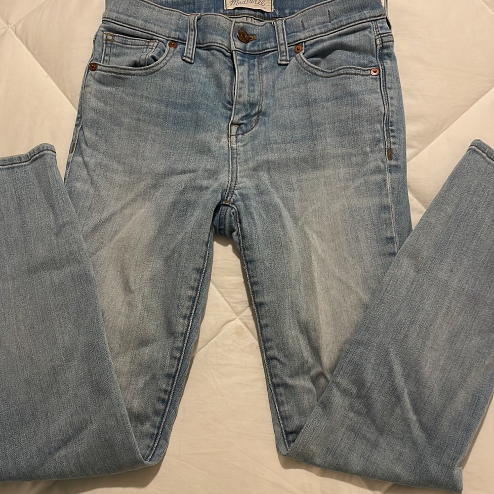 Madewell high rise crop jeans